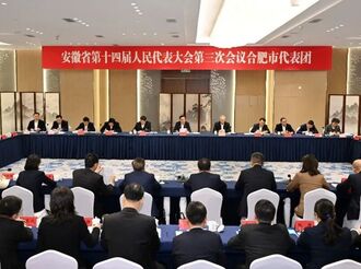 梁言順在參加合肥市代表團審議時強調 進一步強化責任意識省會擔當 在全面建設美好安徽上展現更大作為